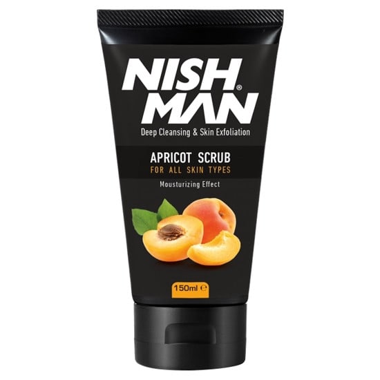 NishMan Scrub facial pentru barbati cu extract piersici 150ml