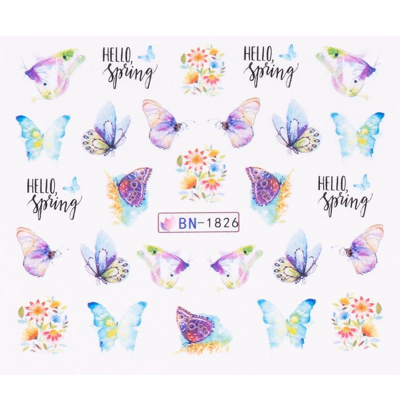 Tatuaj Unghii LUXORISE Butterfly Wink
